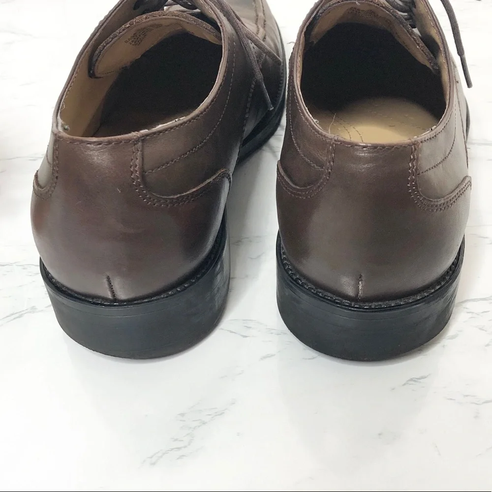 G. H. Bass leather ‘Sheldon’ oxfords, dark brown